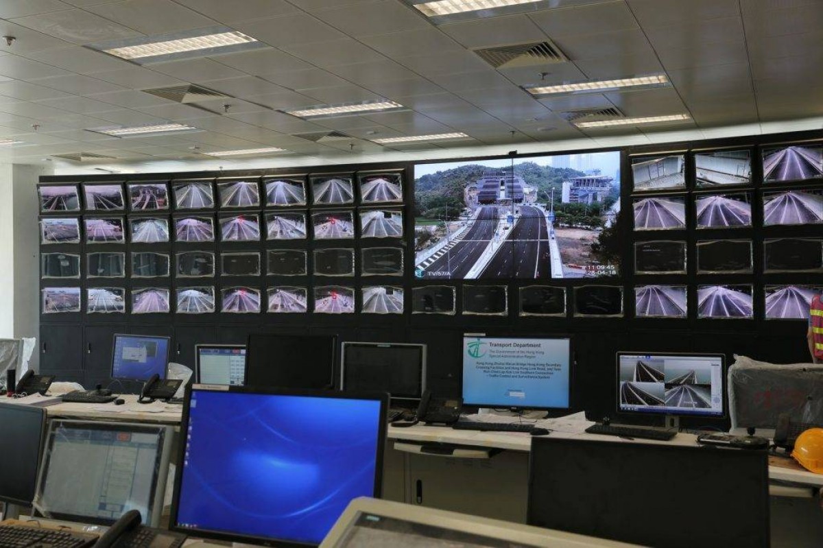 港珠澳大桥控制室