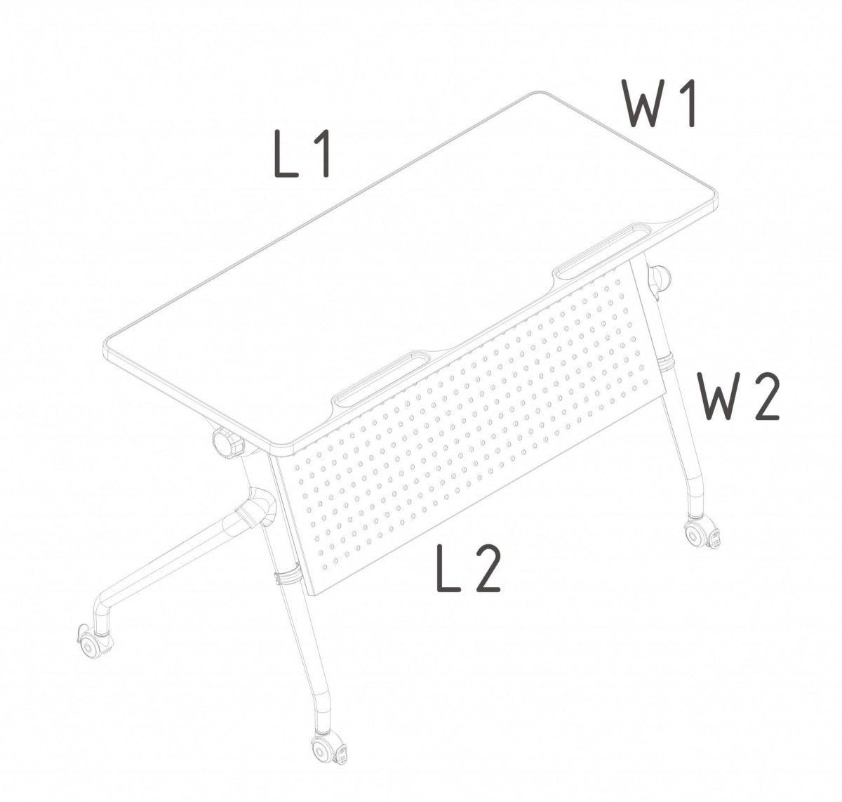 TRAINING TABLE Folding Table ber