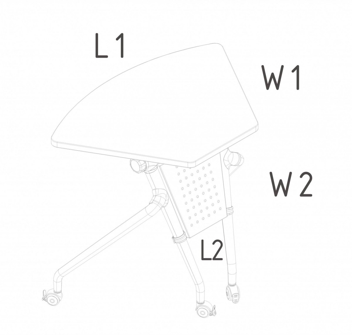 TRAINING TABLE Folding Table ber
